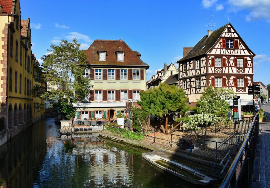 Beautiful canal in Colmar’s La Petite Venise, highlighted in this Colmar travel guide.