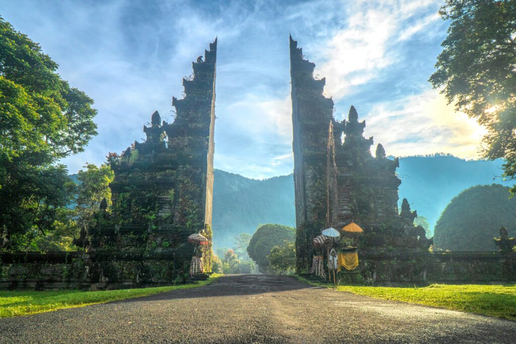 Iconic Handara Gate in Bali, featured in this Bali travel guide